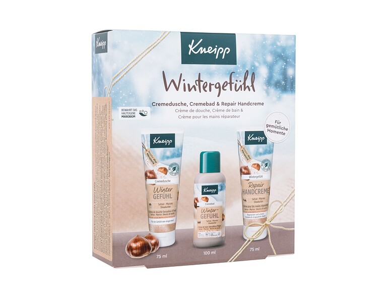 Badeschaum Kneipp Winter Feeling Saffron, Chestnut and Shea Butter 100 ml Beschädigte Schachtel Sets