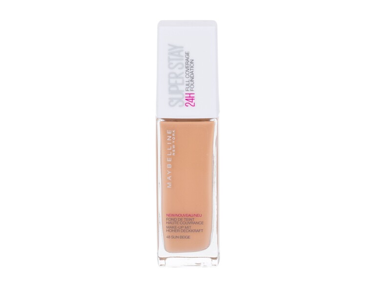 Foundation Maybelline Super Stay 24h Full Coverage 30 ml 48 Sun Beige Beschädigtes Flakon