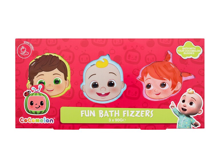 Bomba da bagno Cocomelon Fun Bath Fizzers 90 g Sets