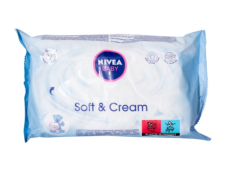 Reinigungstücher  Nivea Baby Soft & Cream 63 St.