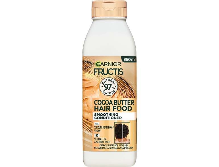 Balsamo per capelli Garnier Fructis Hair Food Cocoa Butter Smoothing Conditioner 350 ml