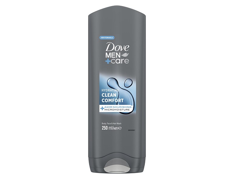 Gel douche Dove Men + Care Hydrating Clean Comfort 250 ml