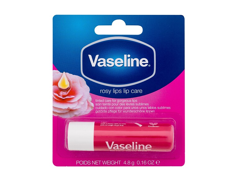 Balsamo per le labbra Vaseline Rosy Lips Lip Care 4,8 g