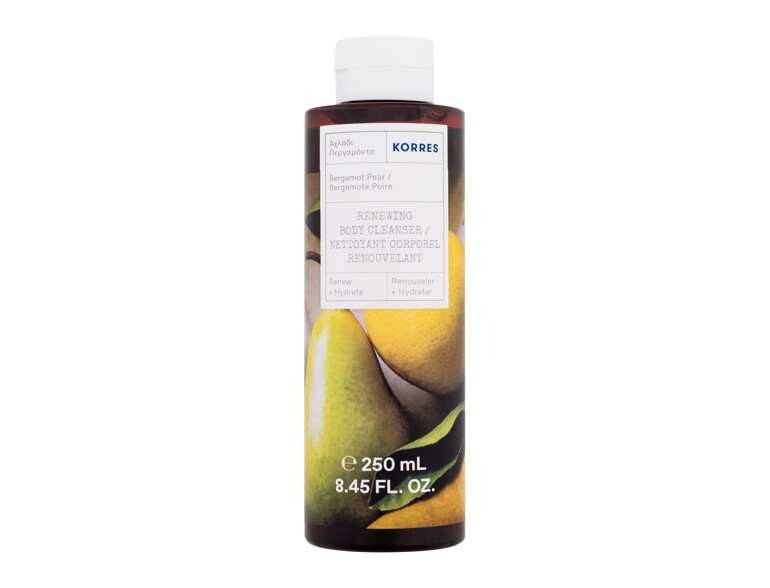Gel douche Korres Bergamot Pear Renewing Body Cleanser 250 ml
