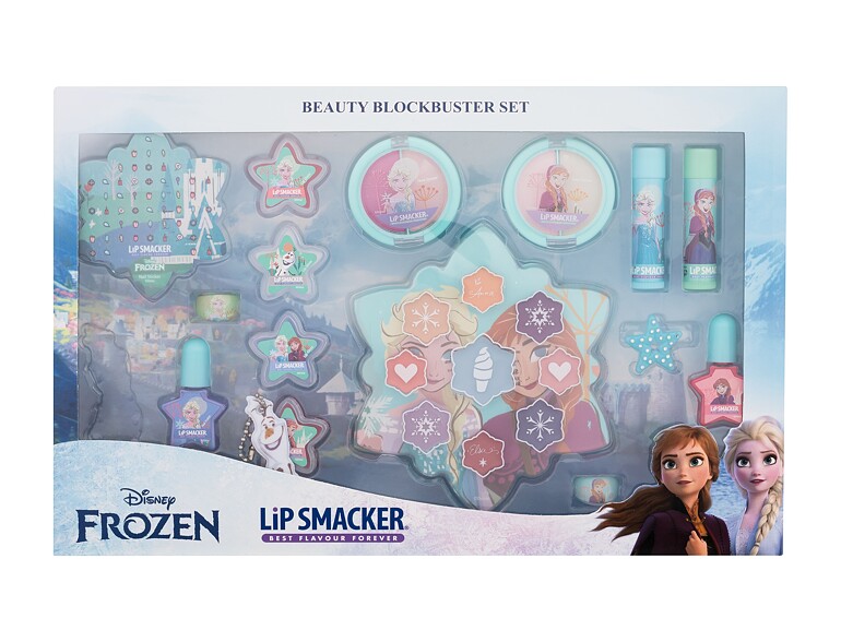 Balsamo per le labbra Lip Smacker Disney Frozen Beauty Blockbuster Set 3,4 g scatola danneggiata Set