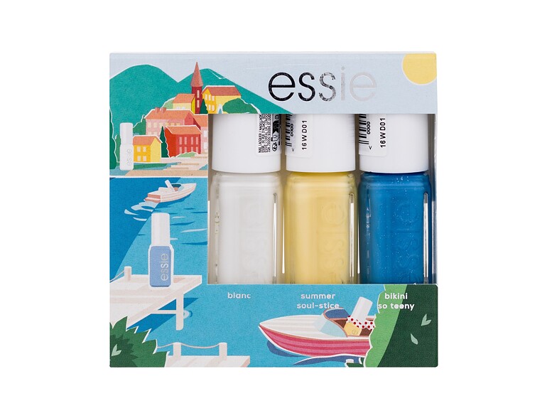 Nagellack Essie Summer Mini Trio Under The Sun 5 ml Beschädigte Schachtel Sets