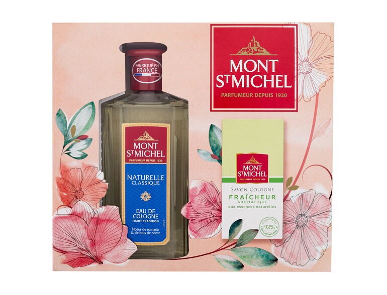 Eau de Cologne Mont St Michel Naturelle Classique 250 ml Beschädigte Schachtel Sets