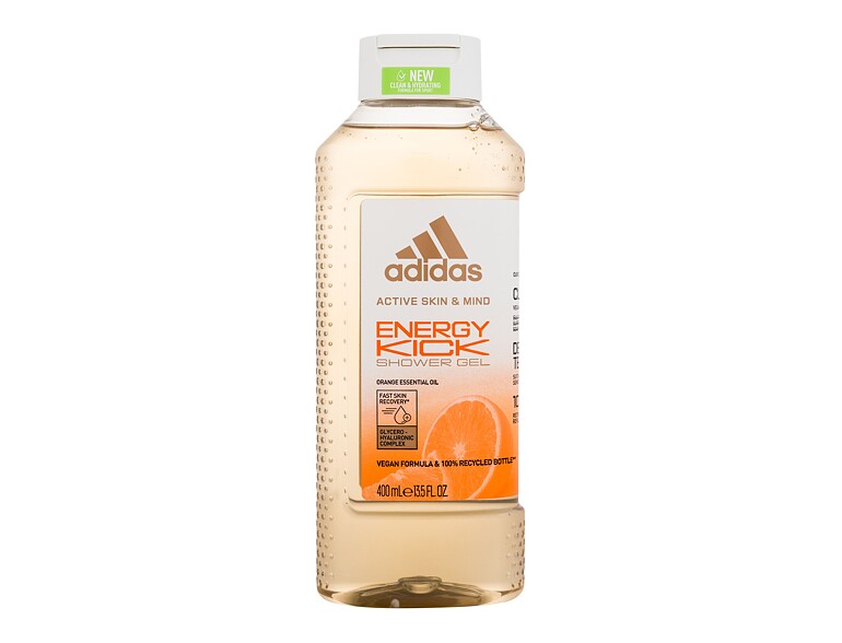 Gel douche Adidas Energy Kick 400 ml flacon endommagé