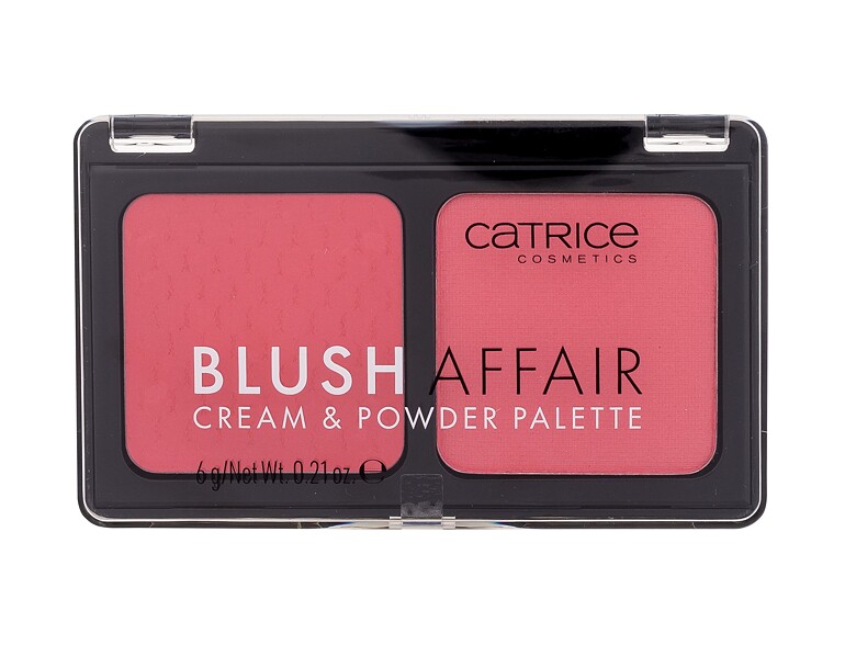Rouge Catrice Blush Affair Cream & Powder Palette 6 g 010 Stunning Strawberry