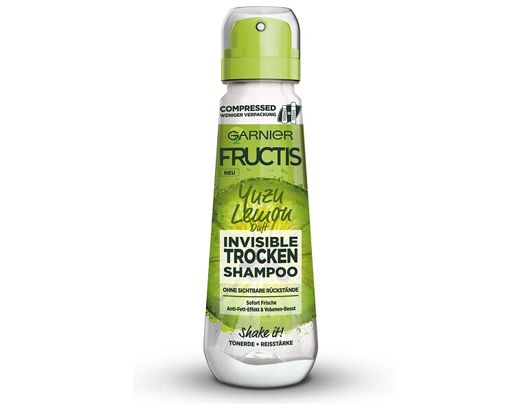 Trockenshampoo Garnier Fructis Yuzu Lemon Invisible Dry Shampoo 100 ml