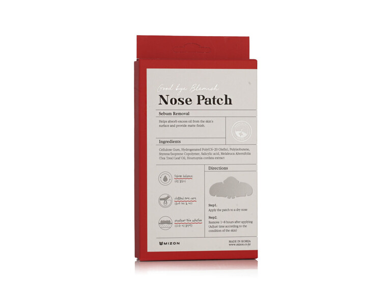 Lokale Hautpflege Mizon Good Bye Blemish Nose Patch 10 St.