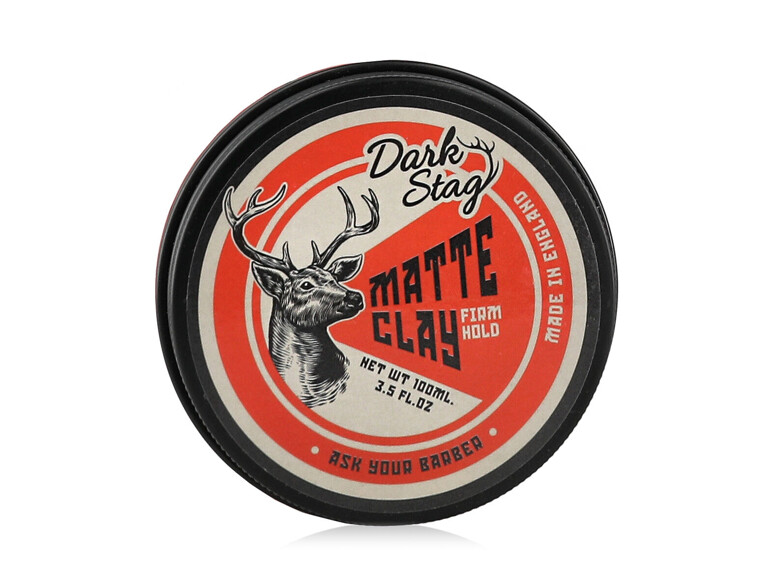 Für Haardefinition Dark Stag Matte Clay 100 ml