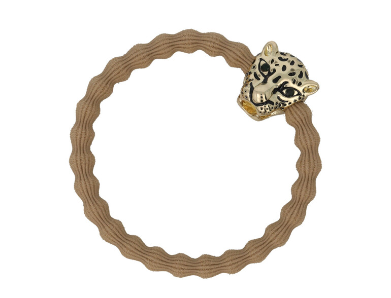 Haargummi By Eloise London Gold Bling Jaguar Camel 1 St.