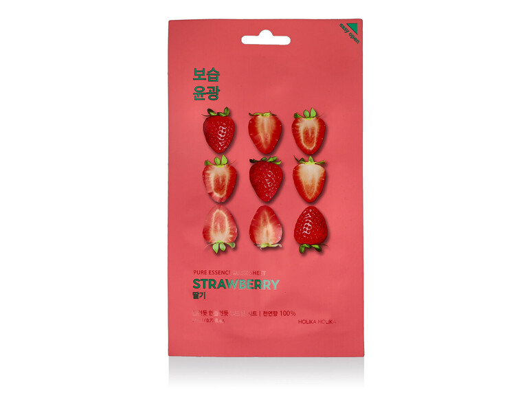 Gesichtsmaske Holika Holika Pure Essence Mask Sheet Strawberry 23 ml