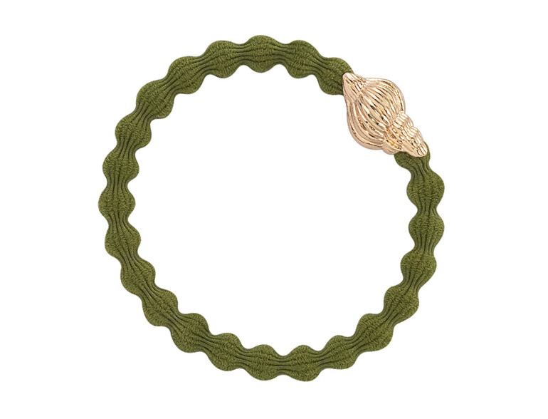 Haargummi By Eloise London Bling Charms Tropical Seashell Olive 1 St. Olive