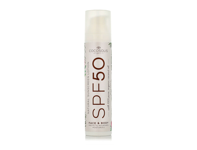 Sonnenschutz COCOSOLIS Natural Sunscreen Lotion Face & Body SPF50 100 ml