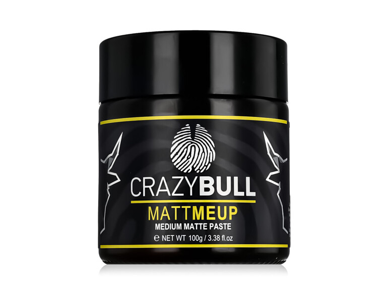 Haarcreme Crazy Bull MattMeup Medium Matte Paste 100 g