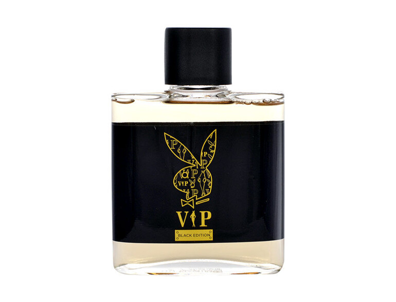 Lotion après-rasage Playboy VIP Black Edition For Him 100 ml boîte endommagée