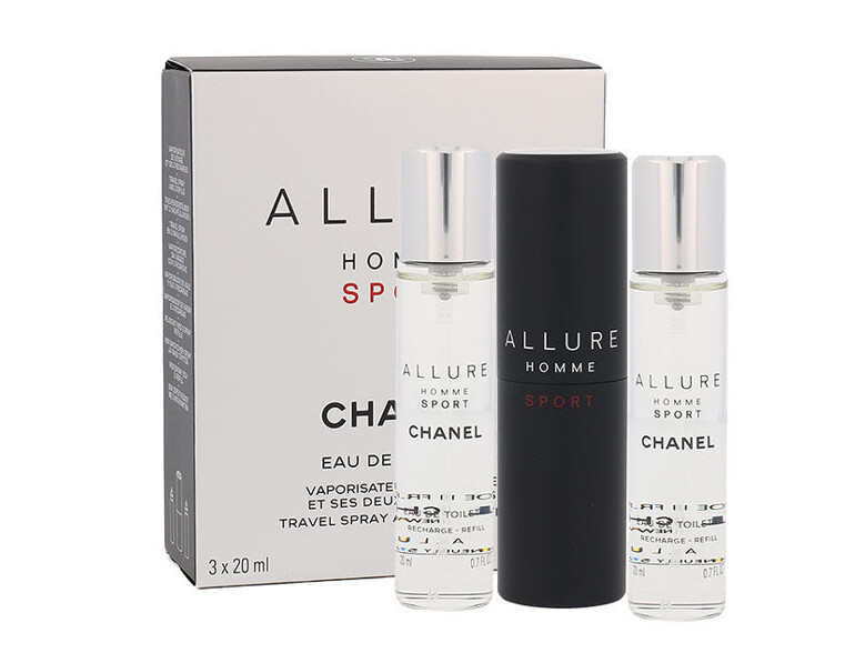 Eau de Toilette Chanel Allure Homme Sport Twist and Spray 3x20 ml