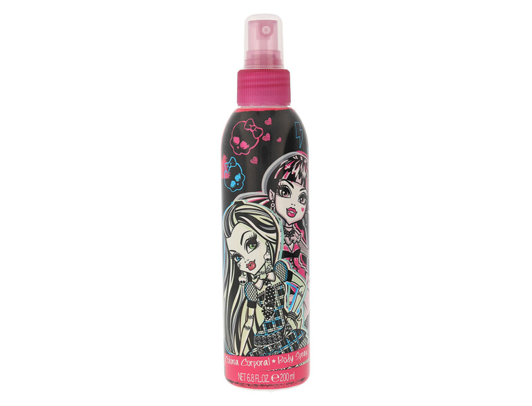 Spray per il corpo Monster High Monster High 200 ml flacone danneggiato