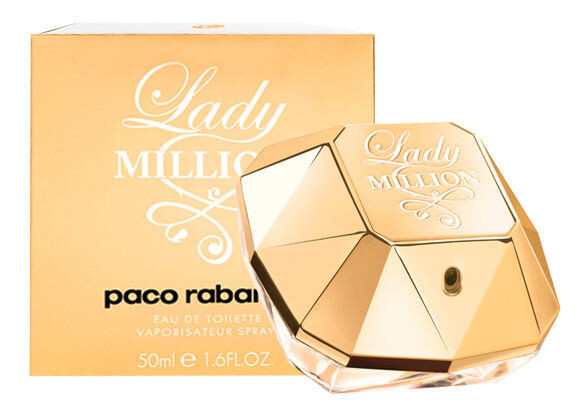 Eau de toilette Paco Rabanne Lady Million 80 ml boîte endommagée