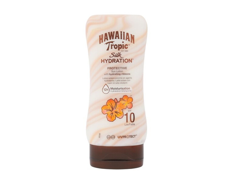 Protezione solare corpo Hawaiian Tropic Silk Hydration Protective Sun Lotion SPF10 180 ml
