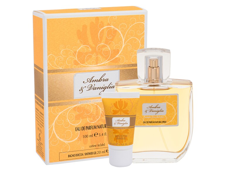 Eau de Parfum Sireta Collection Ambra & Vaniglia 100 ml Beschädigte Schachtel Sets