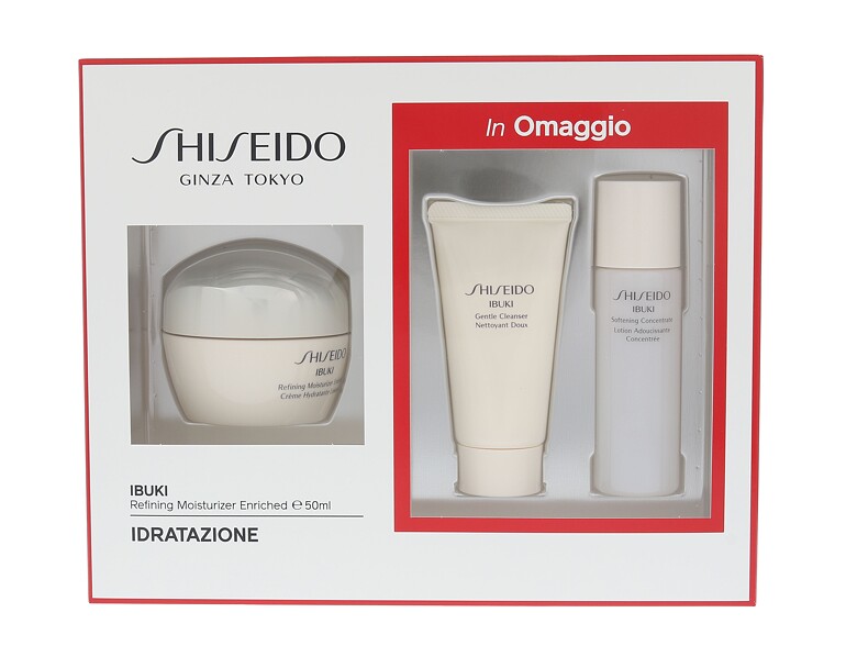 Crème de jour Shiseido Ibuki Refining Moisturizer Enriched 50 ml Sets