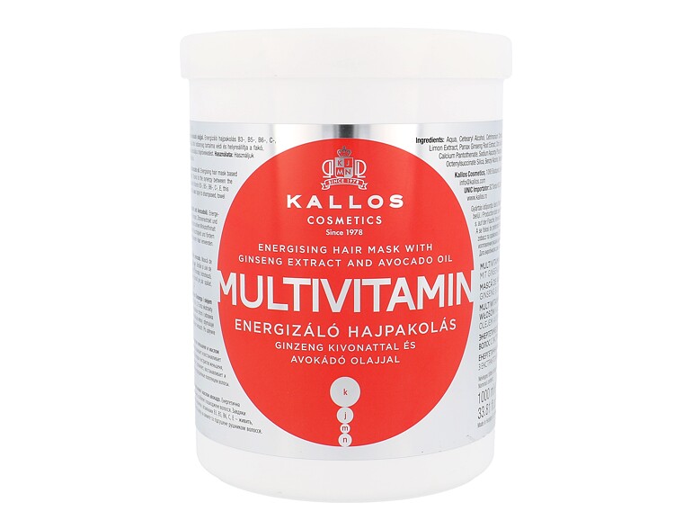 Masque cheveux Kallos Cosmetics Multivitamin 1000 ml