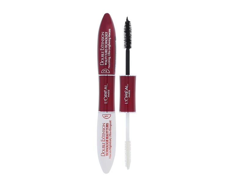 Mascara L'Oréal Paris Double Extension Beauty Tubes 12 ml Black