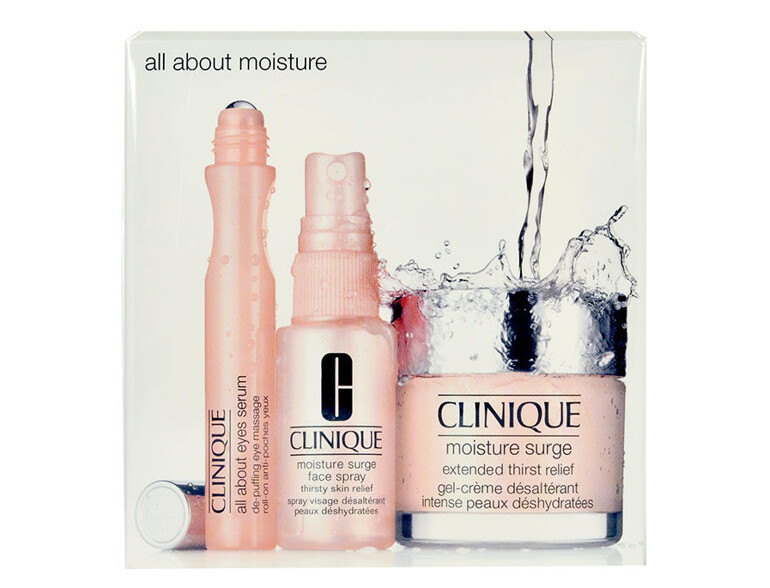 Gesichtsgel Clinique Moisture Surge 75 ml Beschädigte Schachtel Sets