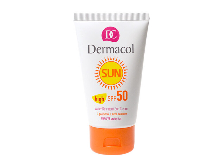 Protezione solare viso Dermacol Sun WR Sun Cream SPF50 50 ml scatola danneggiata