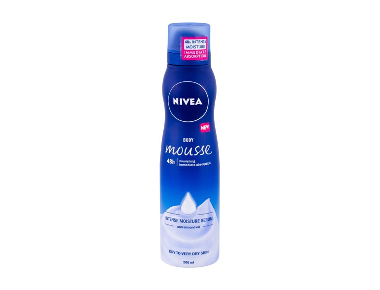 Körperlotion Nivea Body Mousse Almond Oil 48h 200 ml