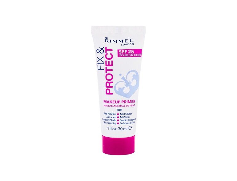 Base make-up Rimmel London Fix & Protect Makeup Primer SPF25 30 ml 005