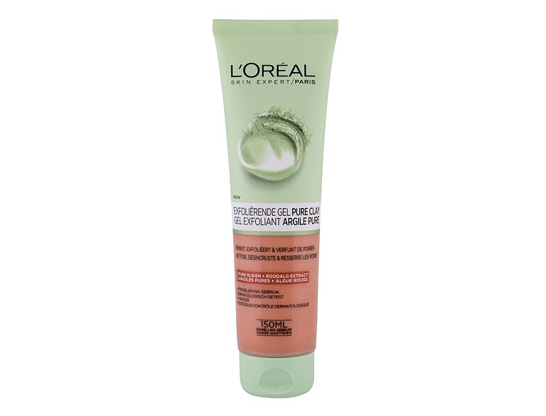 Peeling viso L'Oréal Paris Pure Clay Glow Scrub 150 ml