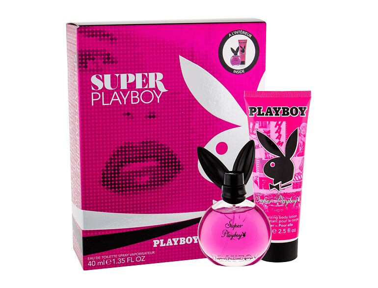 Eau de toilette Playboy Super Playboy For Her 40 ml boîte endommagée Sets