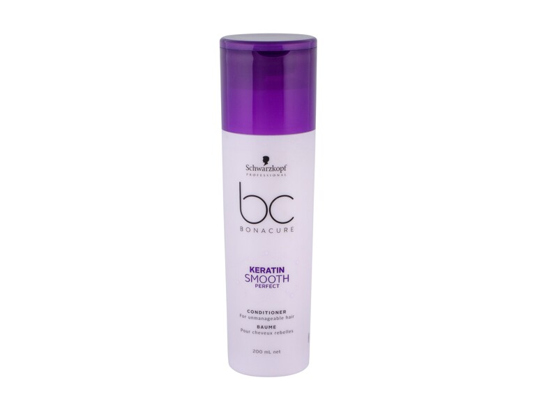  Après-shampooing Schwarzkopf Professional BC Bonacure Keratin Smooth Perfect 200 ml flacon endommag