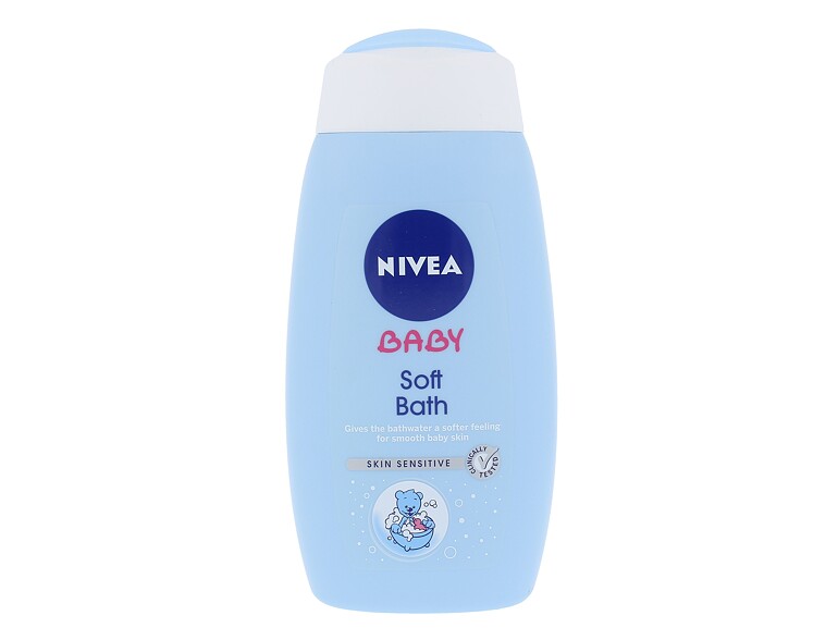 Bain moussant Nivea Baby Soft Bath 500 ml flacon endommagé
