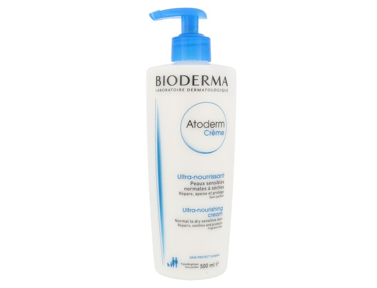 Crème corps BIODERMA Atoderm Ultra-Nourishing Cream 500 ml flacon endommagé