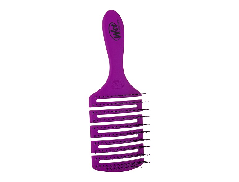 Spazzola per capelli Wet Brush Flex Dry Paddle 1 St. Purple scatola danneggiata