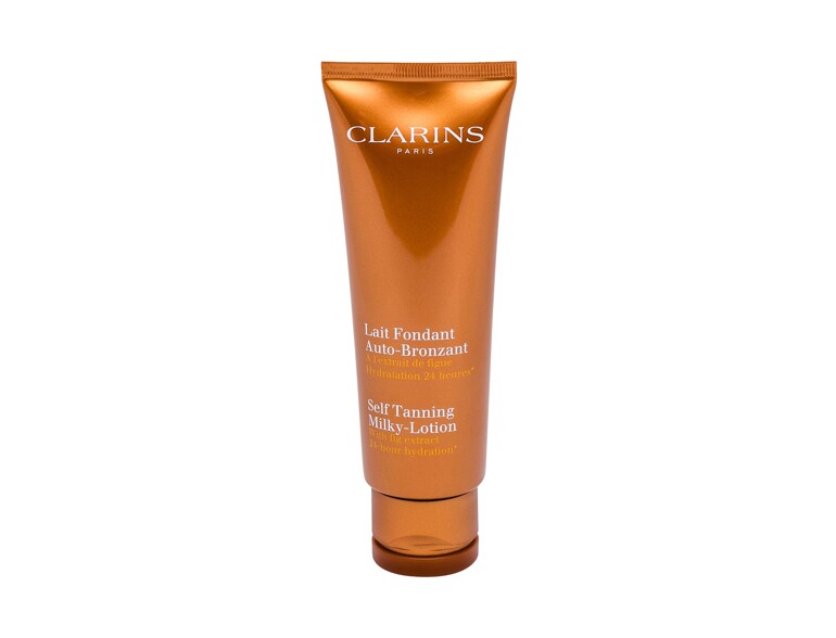 Selbstbräuner Clarins Self Tan Milky-Lotion 125 ml Beschädigte Schachtel