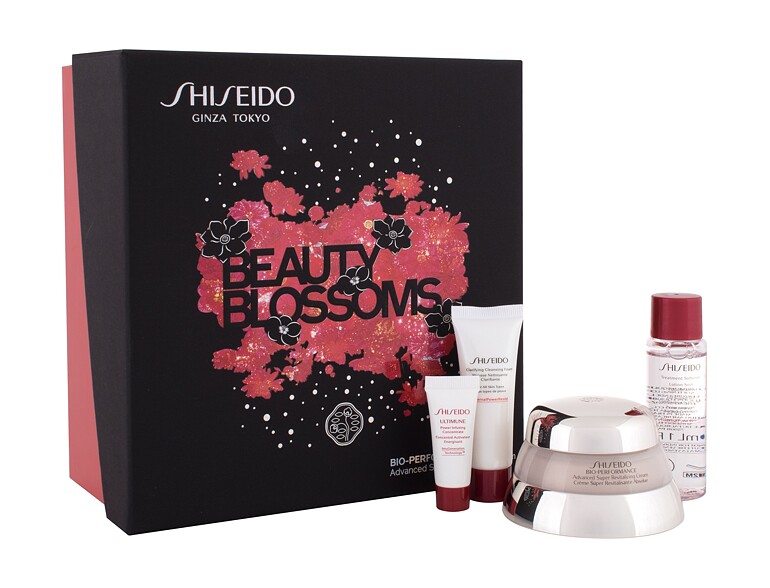 Crème de jour Shiseido Bio-Performance Beauty Blossoms 50 ml Sets