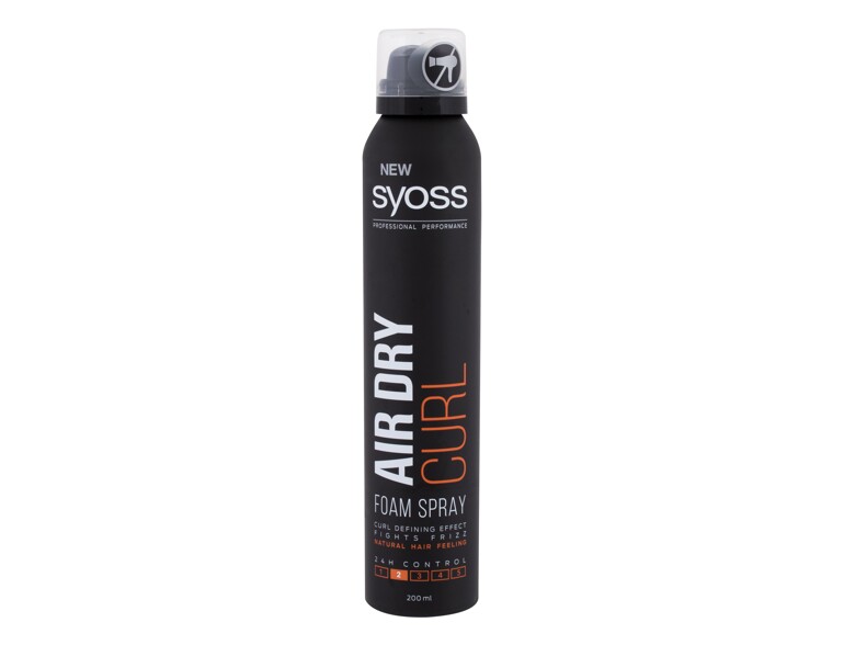 Spray et mousse Syoss Air Dry Curl 200 ml