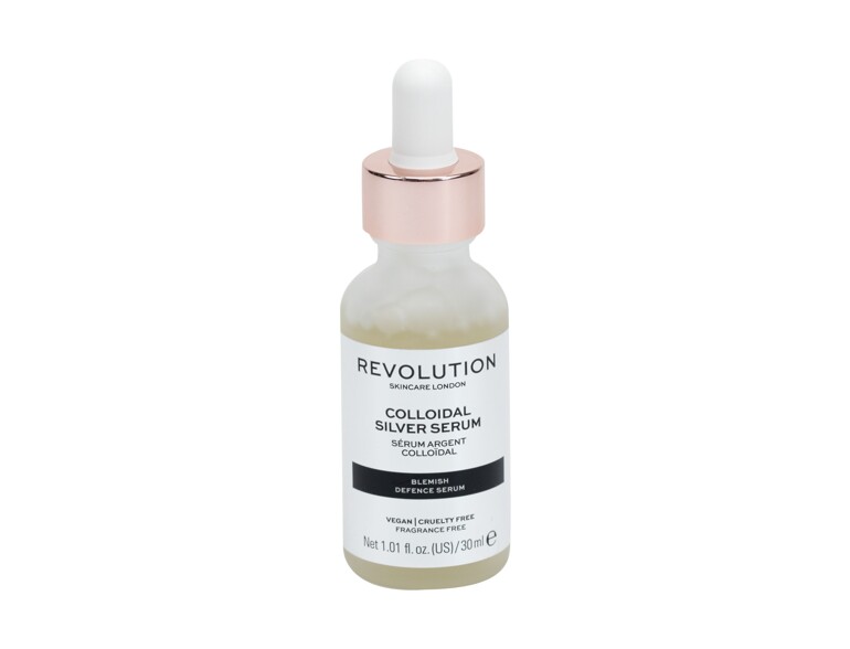Gesichtsserum Revolution Skincare Colloidal Silver Serum 30 ml Beschädigte Schachtel