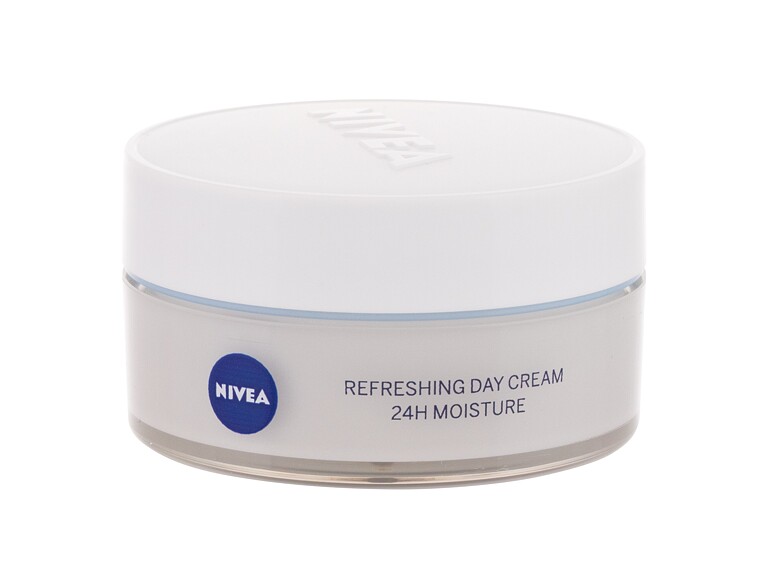 Crema giorno per il viso Nivea Refreshing 24H Moisture 50 ml scatola danneggiata