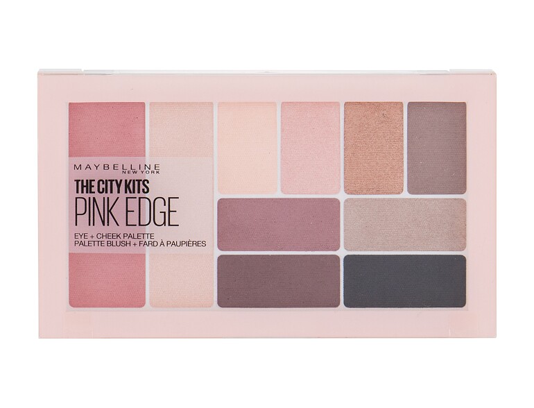 Beauty Set Maybelline The City Eye + Cheek Palette 12 g Pink Edge Beschädigte Schachtel