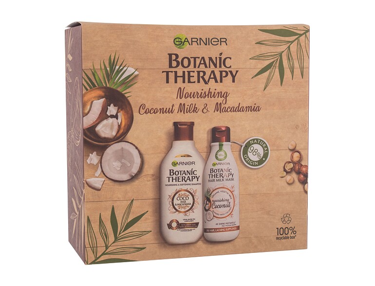 Shampooing Garnier Botanic Therapy Coconut Milk & Macadamia 250 ml boîte endommagée Sets