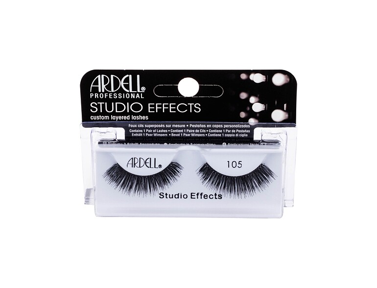 Falsche Wimpern Ardell Studio Effects 105 1 St. Black Beschädigte Schachtel