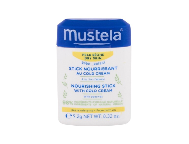 Crema giorno per il viso Mustela Bébé Nourishing Stick With Cold Cream 10,1 ml