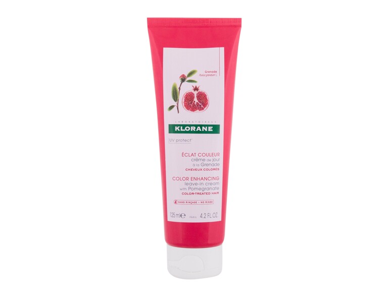 Spray curativo per i capelli Klorane Pomegranate Color Enhancing 125 ml